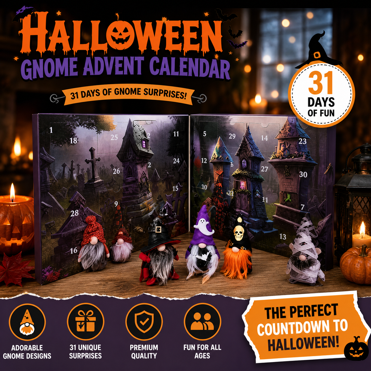 🎅2026 Christmas Gnome Advent Calendar